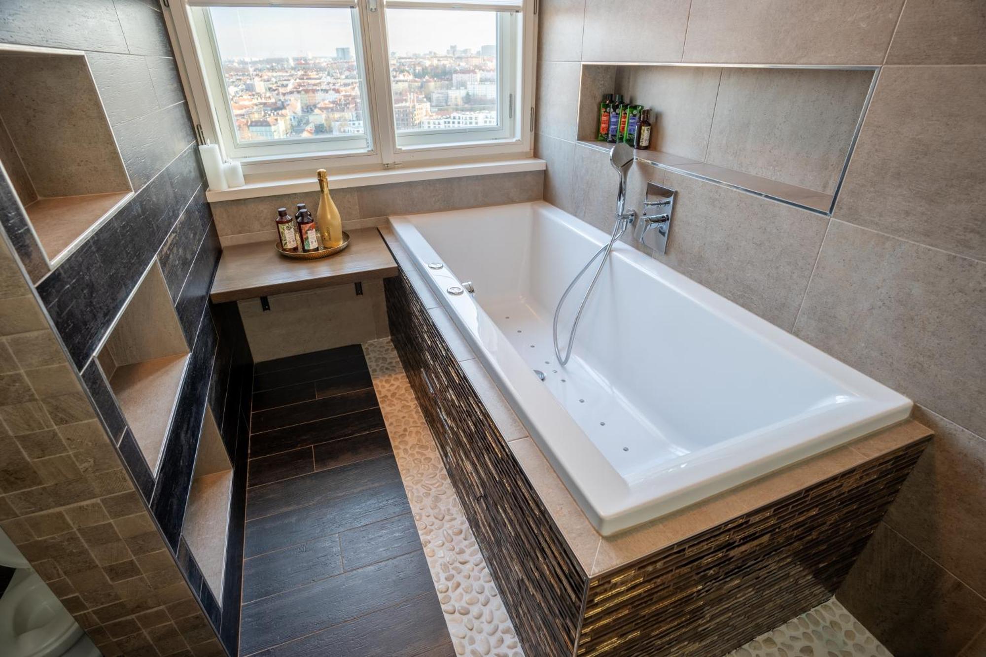 Luxury Rooftop Appartment With Fantastic Views Praga Zewnętrze zdjęcie